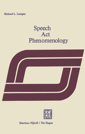 Laningan |  Speech Act Phenomenology | Buch |  Sack Fachmedien