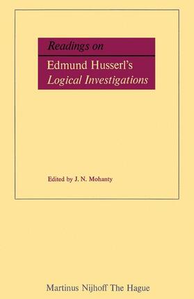 Mohanty |  Readings on Edmund Husserl¿s Logical Investigations | Buch |  Sack Fachmedien