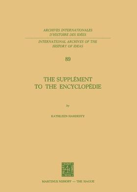 Hardesty |  The Supplément to the Encyclopédie | Buch |  Sack Fachmedien