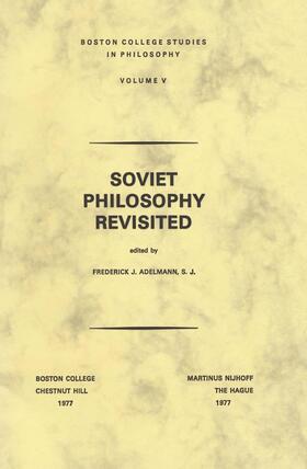 Adelmann |  Soviet Philosophy Revisited | Buch |  Sack Fachmedien