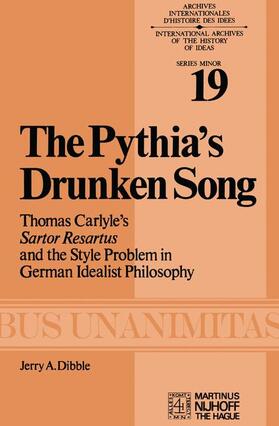 Dibble |  The Pythia¿s Drunken Song | Buch |  Sack Fachmedien