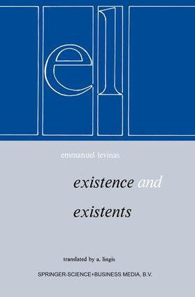 Levinas |  Existence et Existents | Buch |  Sack Fachmedien