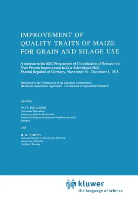 Phipps / Pollmer |  Improvement of Quality Traits of Maize for Grain and Silage Use | Buch |  Sack Fachmedien