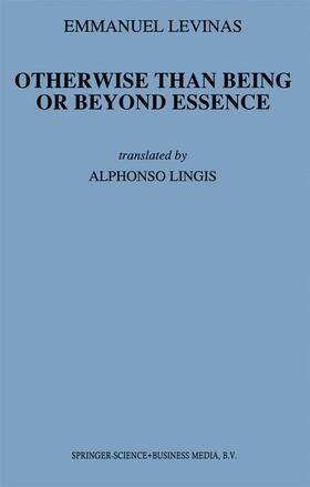 Levinas |  Otherwise Than Being or Beyond Essence | Buch |  Sack Fachmedien