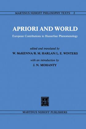 Mckenna / Winters / Harlan |  Apriori and World | Buch |  Sack Fachmedien