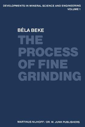 Beke |  The Process of Fine Grinding | Buch |  Sack Fachmedien