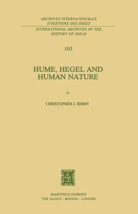 Berry |  Hume, Hegel and Human Nature | Buch |  Sack Fachmedien