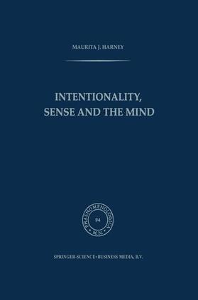 Harney |  Intentionality, Sense and the Mind | Buch |  Sack Fachmedien