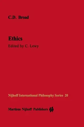 Broad / Lewy |  Ethics | Buch |  Sack Fachmedien