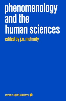 Mohanty |  Phenomenology and the Human Sciences | Buch |  Sack Fachmedien