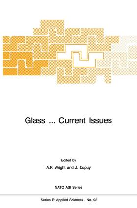 Wright / Dupuy |  Glass ... Current Issues | Buch |  Sack Fachmedien