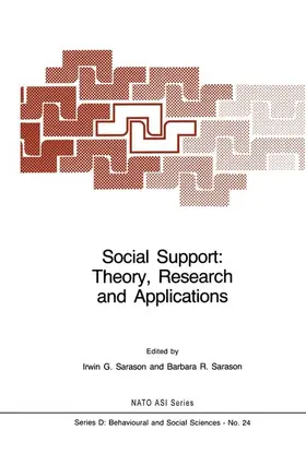 Sarason |  Social Support: Theory, Research and Applications | Buch |  Sack Fachmedien