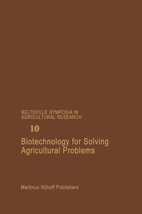 Augustine / Bakst / Danforth |  Biotechnology for Solving Agricultural Problems | Buch |  Sack Fachmedien