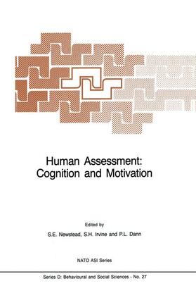 Newstead / Dann / Irvine |  Human Assessment: Cognition and Motivation | Buch |  Sack Fachmedien