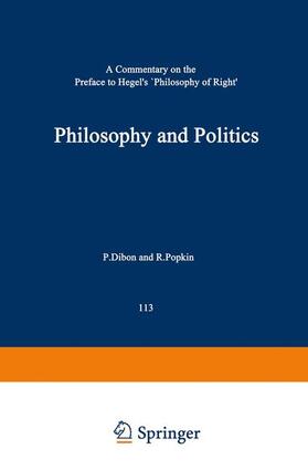 Peperzak |  Philosophy and Politics | Buch |  Sack Fachmedien
