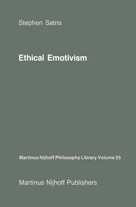 Satris |  Ethical Emotivism | Buch |  Sack Fachmedien