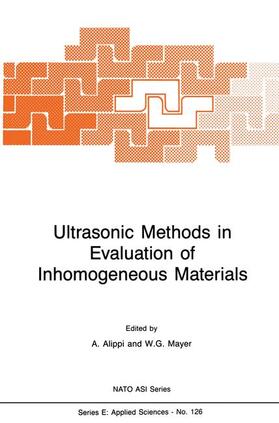 Alippi / Mayer |  Ultrasonic Methods in Evaluation of Inhomogeneous Materials | Buch |  Sack Fachmedien