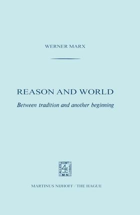 Marx |  Reason and World | Buch |  Sack Fachmedien