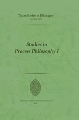 Whittemore |  Studies in Process Philosophy I | Buch |  Sack Fachmedien