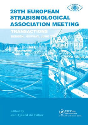 de Faber |  Transactions 28th European Strabismological Association Meeting | Buch |  Sack Fachmedien