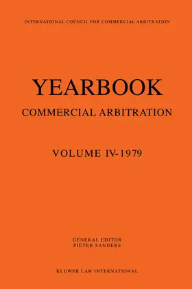 Sanders |  Yearbook Commercial Arbitration | Buch |  Sack Fachmedien