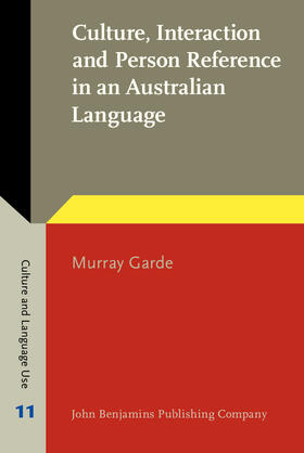 Garde |  Culture, Interaction and Person Reference in an Australian Language | Buch |  Sack Fachmedien