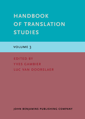 Gambier / van Doorslaer |  Handbook of Translation Studies | Buch |  Sack Fachmedien