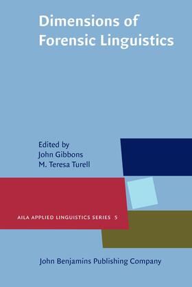 Gibbons / Turell |  Dimensions of Forensic Linguistics | Buch |  Sack Fachmedien