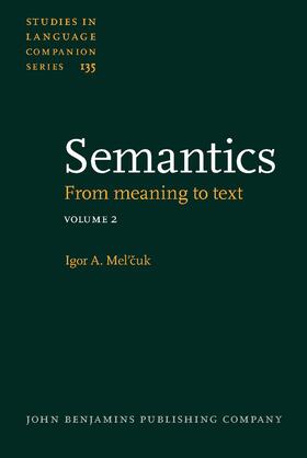 Mel’cuk / Beck / Polguère |  Semantics | Buch |  Sack Fachmedien