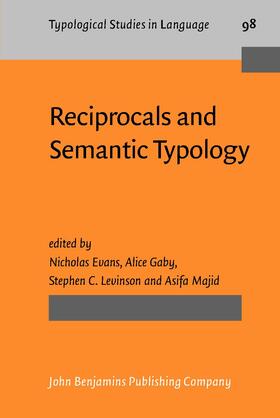 Evans / Gaby / Levinson |  Reciprocals and Semantic Typology | Buch |  Sack Fachmedien