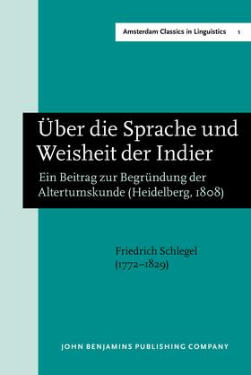 Schlegel |  Über die Sprache und Weisheit der Indier | Buch |  Sack Fachmedien