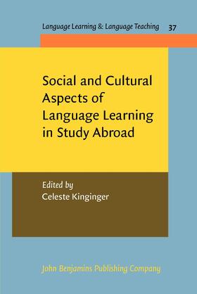 Kinginger |  Social and Cultural Aspects of Language Learning in Study Abroad | Buch |  Sack Fachmedien