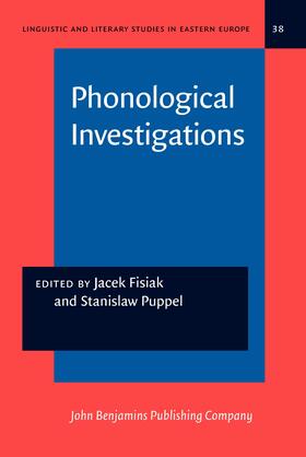 Fisiak / Puppel |  Phonological Investigations | Buch |  Sack Fachmedien