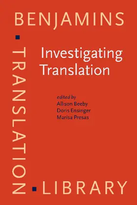 Beeby / Ensinger / Presas |  Investigating Translation | Buch |  Sack Fachmedien