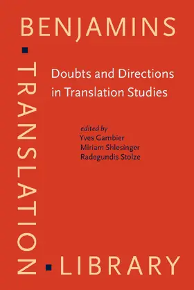 Gambier / Shlesinger / Stolze |  Doubts and Directions in Translation Studies | Buch |  Sack Fachmedien