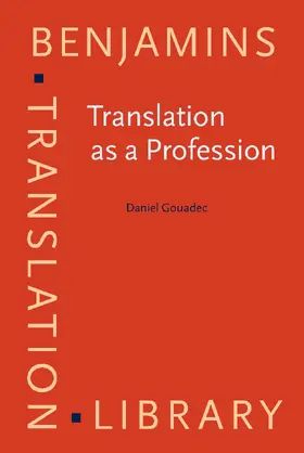 Gouadec |  Translation as a Profession | Buch |  Sack Fachmedien