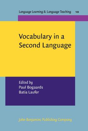 Bogaards / Laufer |  Vocabulary in a Second Language | Buch |  Sack Fachmedien