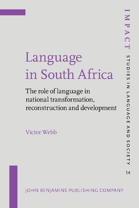 Webb |  Language in South Africa | Buch |  Sack Fachmedien
