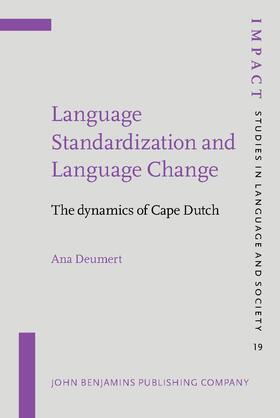 Deumert |  Language Standardization and Language Change | Buch |  Sack Fachmedien