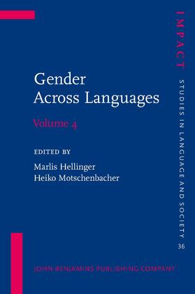 Hellinger / Motschenbacher |  Gender Across Languages | Buch |  Sack Fachmedien