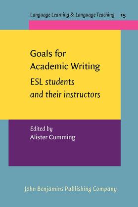 Cumming |  Goals for Academic Writing | Buch |  Sack Fachmedien