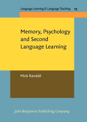 Randall |  Memory, Psychology and Second Language Learning | Buch |  Sack Fachmedien