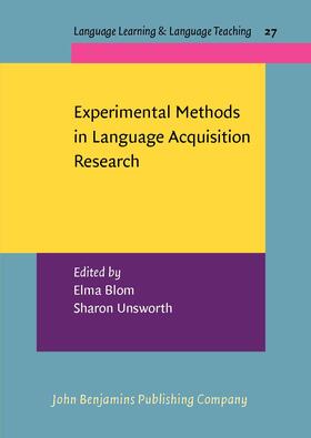 Blom / Unsworth |  Experimental Methods in Language Acquisition Research | Buch |  Sack Fachmedien