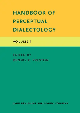 Preston |  Handbook of Perceptual Dialectology | Buch |  Sack Fachmedien