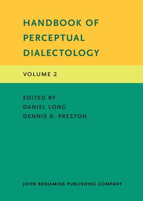 Long / Preston |  Handbook of Perceptual Dialectology | Buch |  Sack Fachmedien