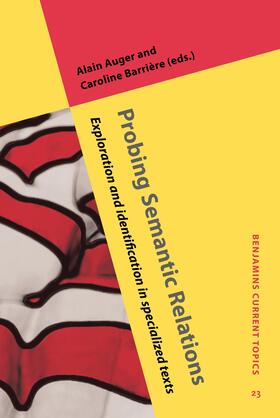 Auger / Barrière |  Probing Semantic Relations | Buch |  Sack Fachmedien