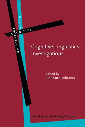 Luchjenbroers |  Cognitive Linguistics Investigations | Buch |  Sack Fachmedien