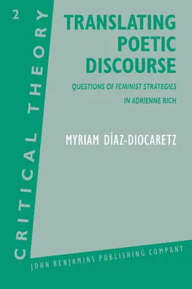 Díaz-Diocaretz |  Translating Poetic Discourse | Buch |  Sack Fachmedien