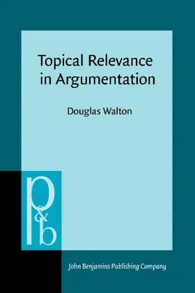 Walton |  Topical Relevance in Argumentation | Buch |  Sack Fachmedien