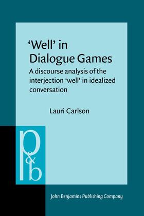 Carlson |  &#8216;Well&#8217; in Dialogue Games | Buch |  Sack Fachmedien